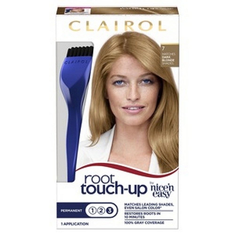 2 x Clairol Root Touch-Up Nice'n Easy Hair Dye 7 Dark Blonde